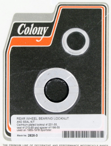 REAR WHEEL BEARING LOCKNUT & SEAL KIT